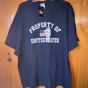 tsi sportswear Kmart USA patriotic logo navy blue mens size XL short sleeve